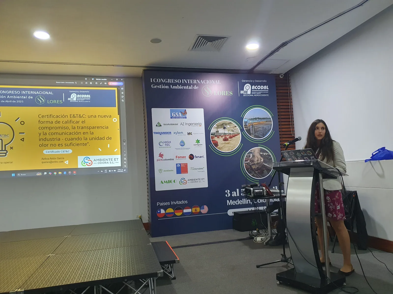 The E&T&C Certification Triumphs at the 1st International Congress on Odour Environmental Management 2025 in Medellin, Colombia